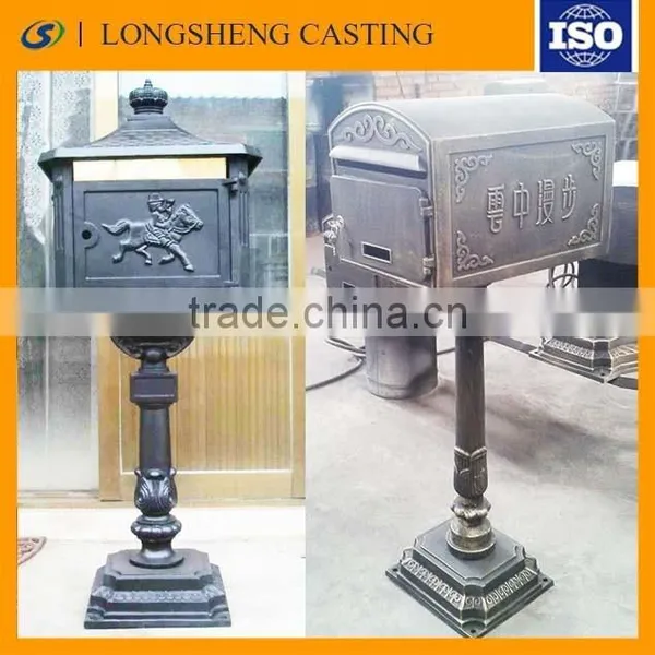 Customized Aluminum Casting Antique Style Bollard /mailbox Post photo-2