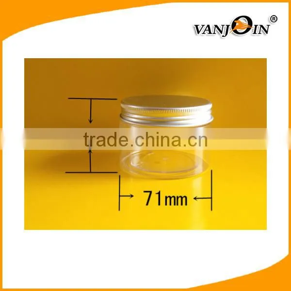 Hot Sale Wide Mouth 250ml Plastic Jar/pet Jars With Aluminum Lid photo-5