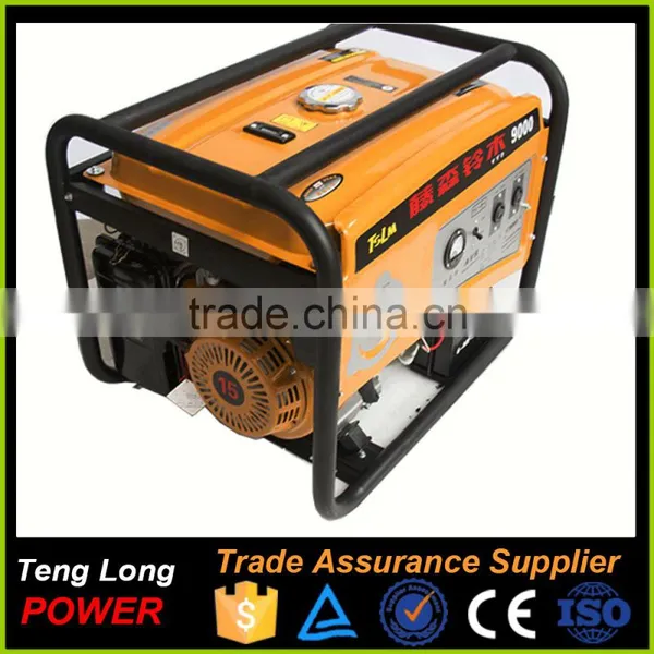 7.5 kva petrol power generator set factory price 230 volt generator for sale