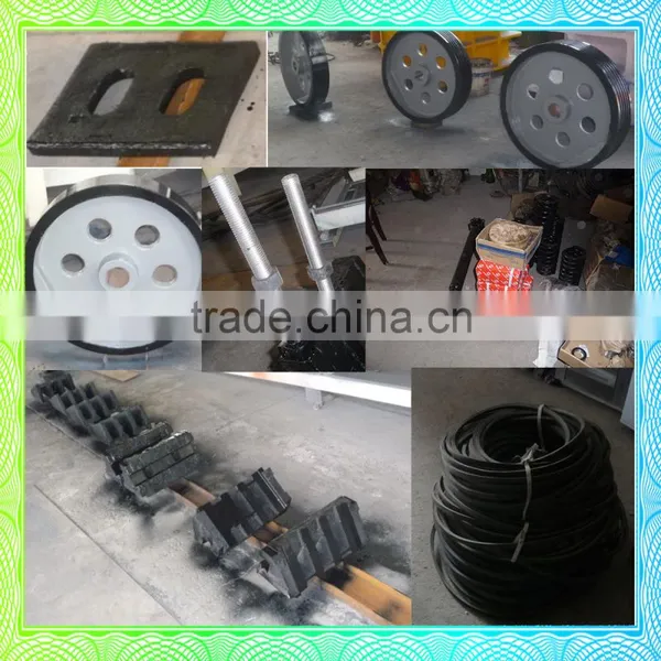 All Kinds of Jaw Crusher Spare Parts - Flywheel, Belt Wheel, Eccentric Shaft, Power Lock, Bearing, Spring Etc photo-4