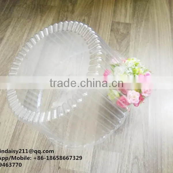 10" Inch Accept Custom Order and BOPS Plastic Type Plastic Birthday Cake Box photo-2