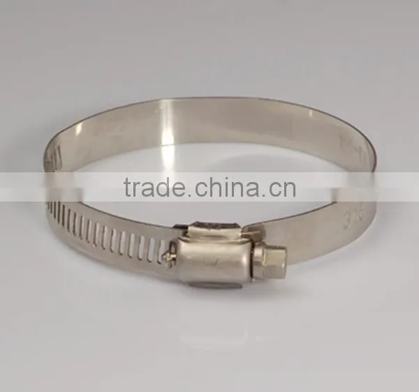 Wells CE Hardware Polished SS304 Stainless 316 Hose Clamps for Pipeline photo-5