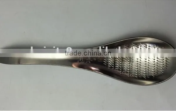 Cy290 Spoon Shape Lime Lemon Zester Cheese Grater Wasabi Ginger Stainless Garlic Press Cozinha Grinding Tools Accessory photo-2