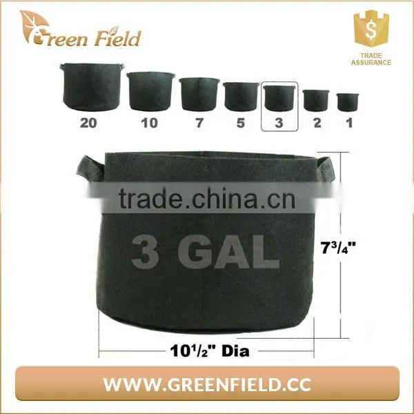3 Gallon With Handle Grow Bag,felt Fabric Material Grow Bags photo-6