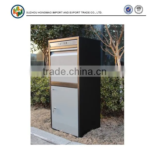 Outdoor Anti-theft Waterproof Galvanized Steel Household Mailbox Parcel Mailbox photo-2