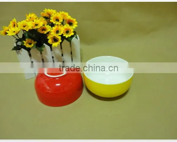 New Product Colorful Porcelain Salad Bowl photo-3