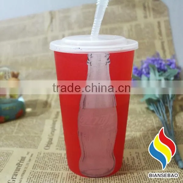 Sedex SMETA 4 Pillars Factory Cheap Plastic Tumbler With Straw Lid photo-5
