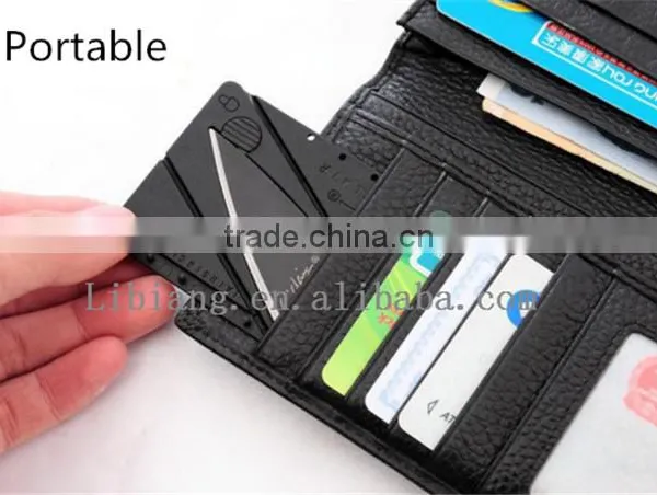 Special Gift for Men Stainless Steel With Metal Handle Portable Survival Blade Wallet Foldable Credit Card Knife photo-5