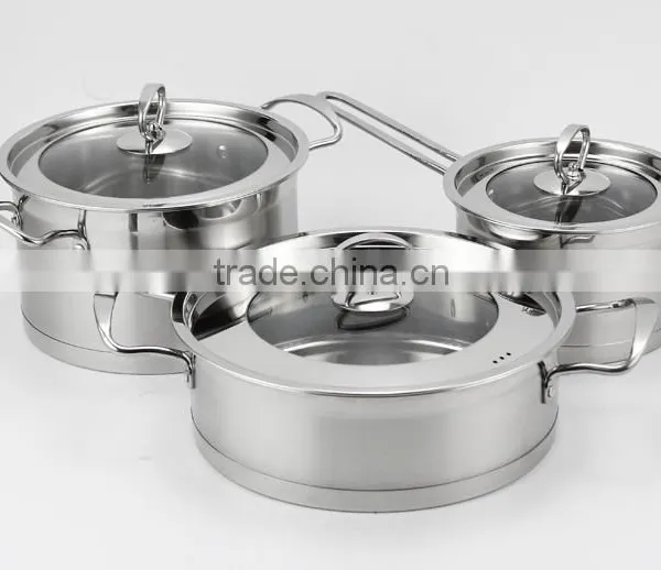 Stainless Steel Soup Pot Pan Sets photo-6