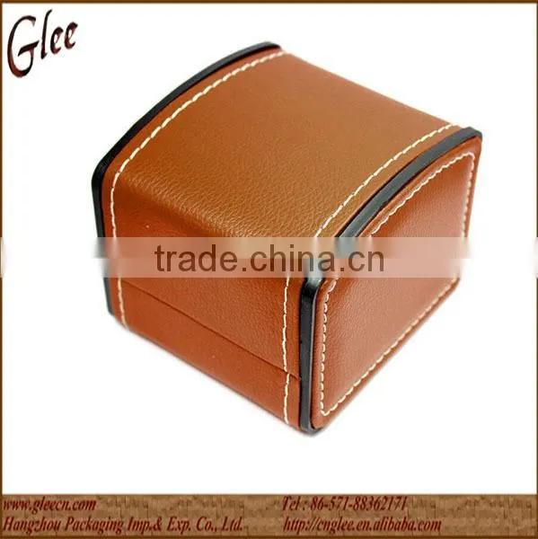 Personalized Leather Clamshell Watch Box photo-2