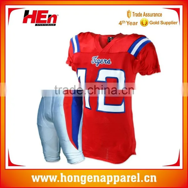 Hongen Apparel OEM or ODM American Football Suit / American Football Clothing / American Football Apparel