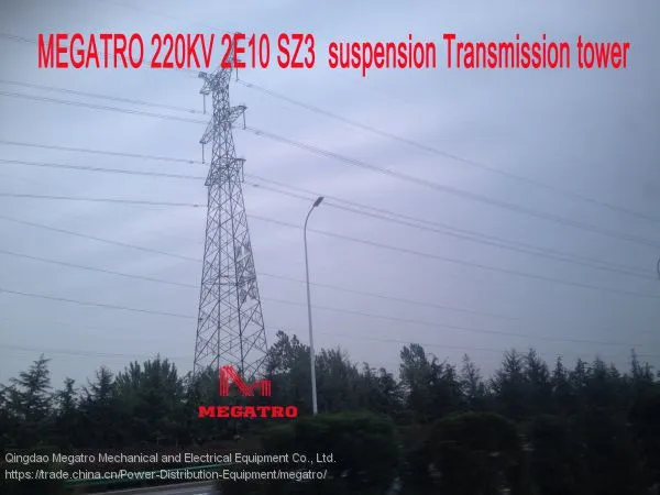 MEGATRO 220KV 2E10 SZ3 Suspension Transmission Tower photo-4