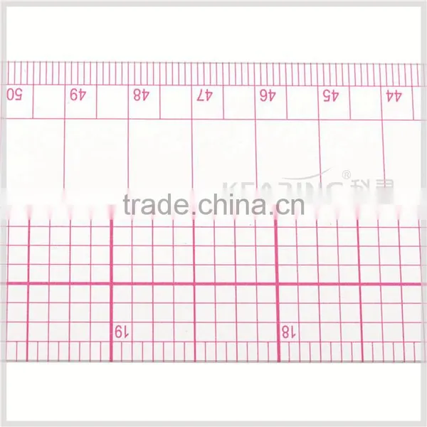 Kearing Inch & Metric Scale 2'' * 24'' & 60cm PVC Quilting Straight Grading Ruler for Sewing Plastic Rulers# 8097 photo-5