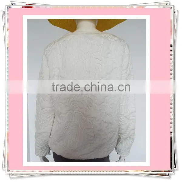 Ladies' Jacquard Fabric O-neck Sweatshirt photo-2