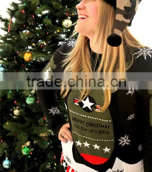 2016 Women Christmas Pullover Sweater photo-2