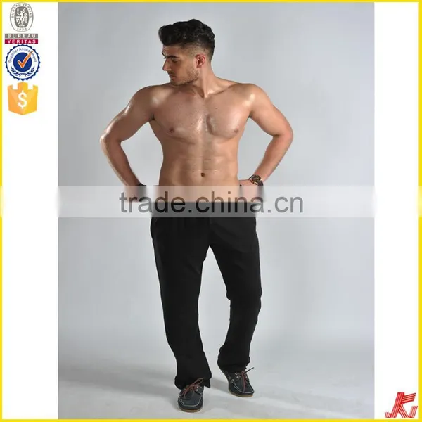 OEM Knitted Cheap Black Pants for Men photo-3