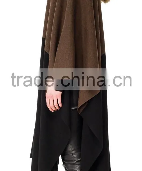 Womens Wool Poncho and Shawls Knit Poncho Sweater for Women photo-4