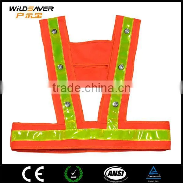 Hi Vis Overalls Led Flashing Vest/Safety Work Uniform photo-3