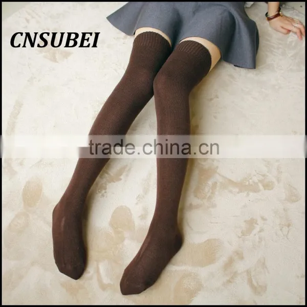 Sexy Women Girl Thigh High Stockings,8 Colors Cute Long Cotton Warm Over The Knee Socks,Fashion Knee High Socks photo-2