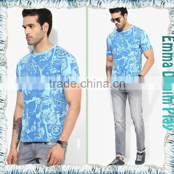 2017 Mens High Quality Customized Pattern Printing O-Neck T-Shirts photo-4