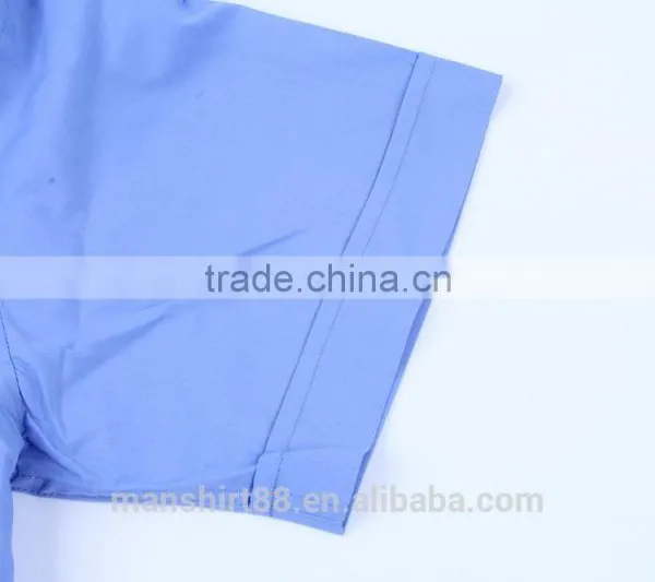Plain Blue Customs Uniform Shirts photo-3