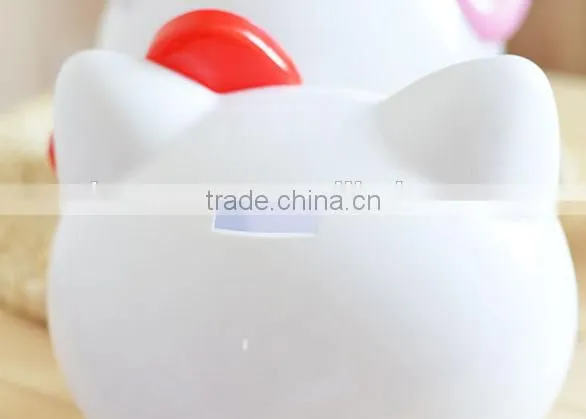 HELLO KITY HEAD Detachable Plastic Cute Saving Money Box for Kids for Promotion photo-2