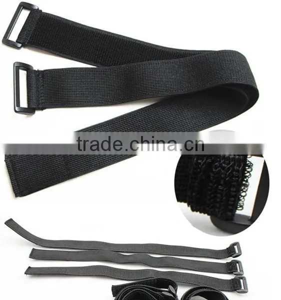 Silicone Backed Hook and Loop Belt Strap Cable Tie for Anti-slip Application photo-6