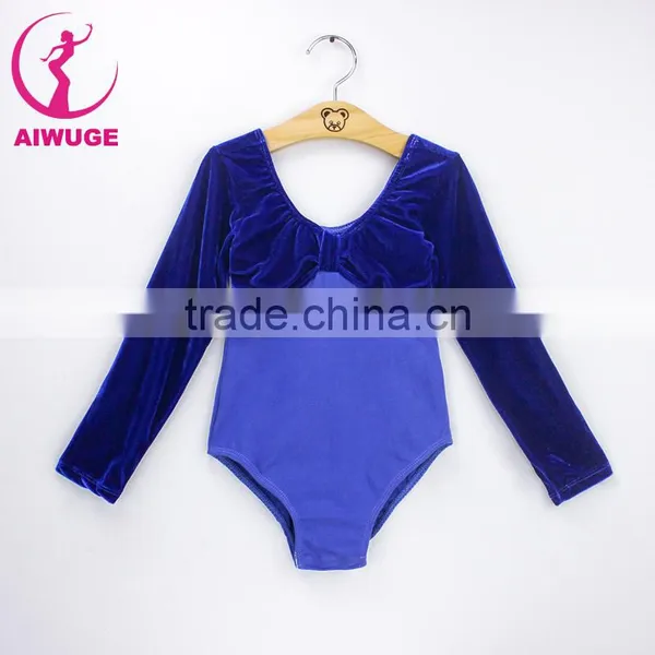 Long Sleeve Velvet Cotton Ballet Leotard Training Dancewear Ballet Clothes Costumes photo-5