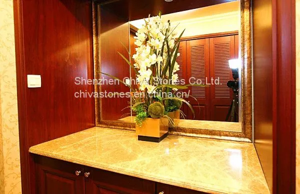 Prefab Granite Countertop Vanity Top Engineered Quartz Artificial Marble Worktop photo-3