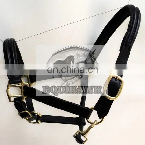 Drum Dyed Leather Halter MVE - 1083
