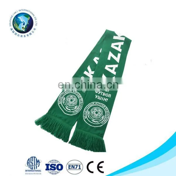 2016 Hot Sell Sports Scarf Kintted Acrylic Football Team Scarf photo-2
