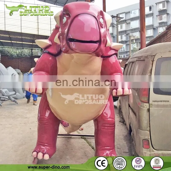 Cute Cartoon Fiberglass Dinosaur Model photo-3