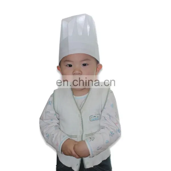 Factory Hot Selling Cheap Non-Woven Paper Material Chef Hat photo-3