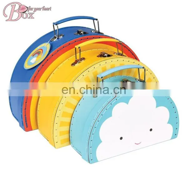Hotsell Smart Carton Pattern Cardboard Suitcase photo-2
