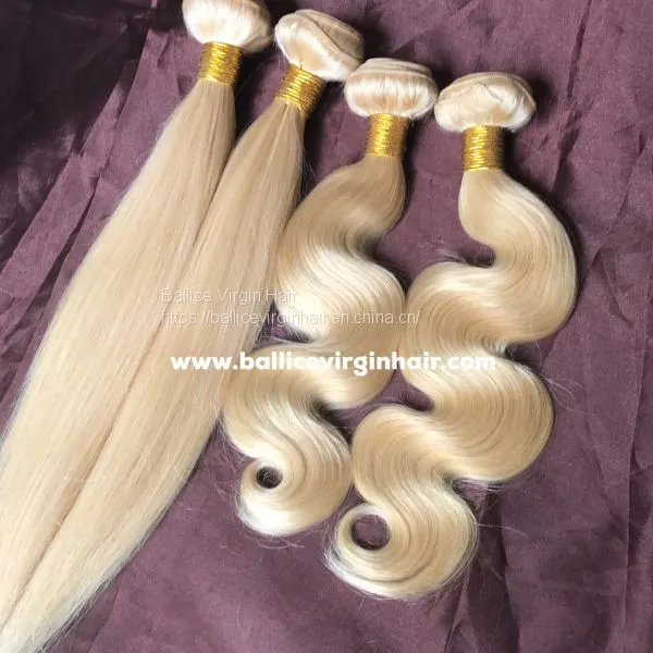 Wholesale Platinum Blonde Wave Hair