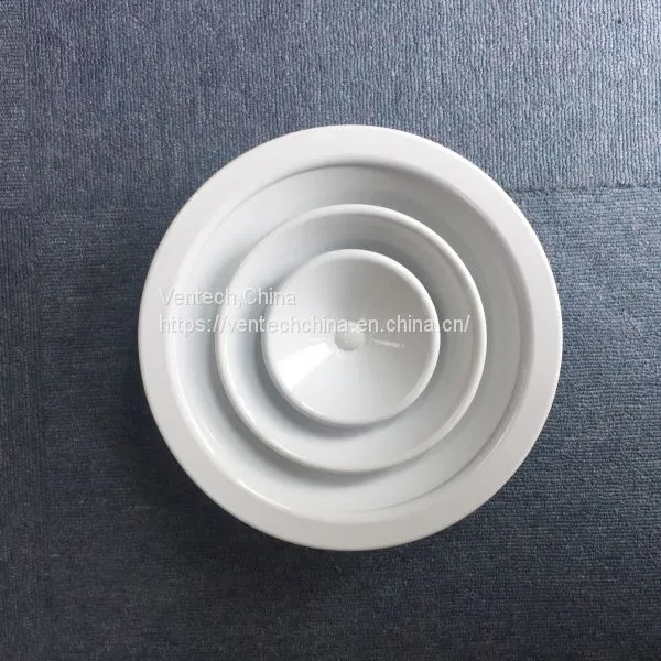 Round Ceiling Diffuser Parts With Damper photo-3