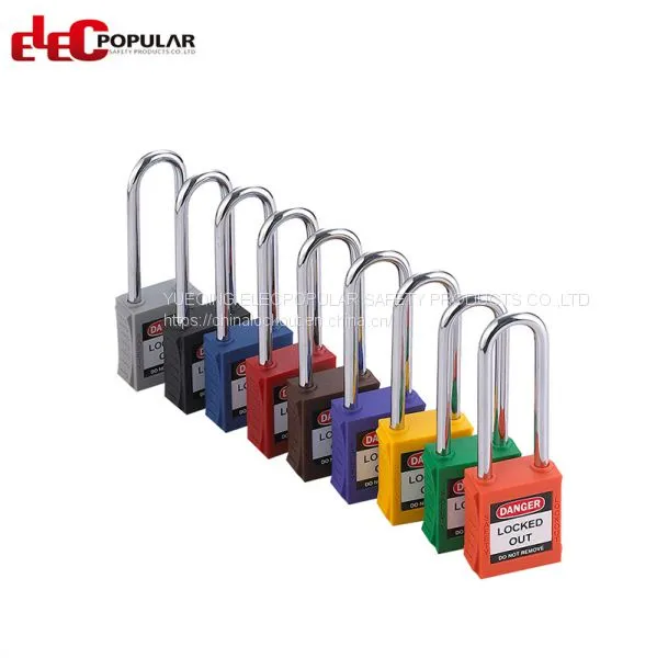 76mm Stainless Steel Shackle Safety Padlocks EP-8551~EP-8554 ABS Safety Padlock photo-4