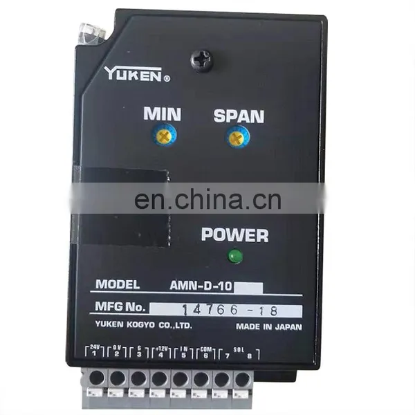 Trade Assurance YUKEN AMN Series AMN-W-10T Power Amplifier of Electro-hydraulic Proportional Control Valve