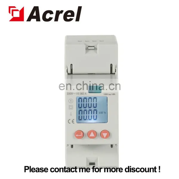 Acrel ADL100-ET The Power Distribution Cabinet Multi Tariff Energies Din Rail Single Phase Digital Energy Meter photo-4