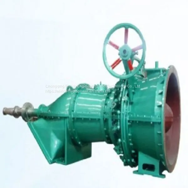 Low Water Head Adjustable Blades Hydraulic Water Power Hydro Tubular Propeller Turbine Through Flow Turbine Bulb Tubular Turbine Pit Turbine GDB for Hydro Electric Generator Power Station Project River Dam photo-3