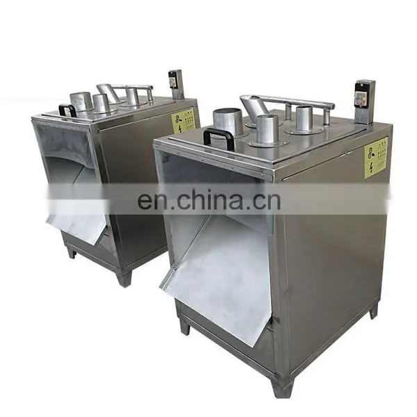 Industrial Used Electric Manual Feeding Vegetable Slicer Machine photo-5