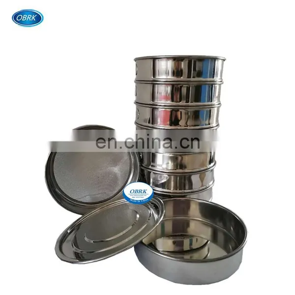 Diameter 200mm 300mm Stainless Steel Test Sieves With Lid and Pan for Soil Sand photo-2