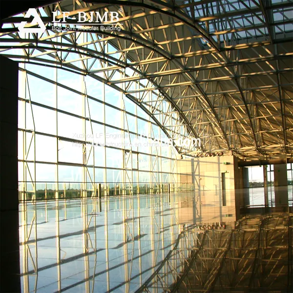 Prefabricated Steel Structure Truss Airport Terminal Construction photo-3