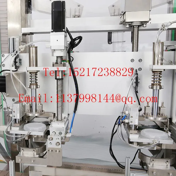 Hot Sale Customized Heads Automatic Tracking Type Screw Capping Machine With Automatic Lids Feeder for Liquid Plastic Bottle photo-4