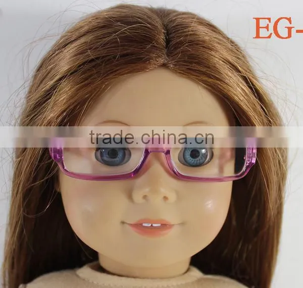 Plastic Rim EYE GLASSES Made for 18 Inch American Girl Dolls