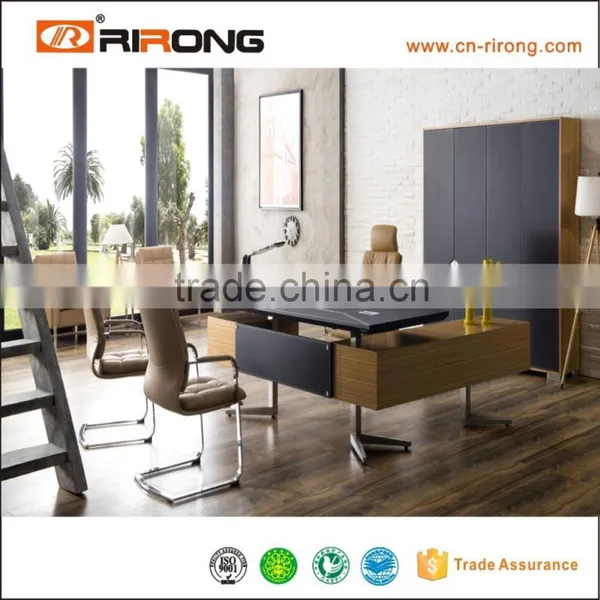 8035 Heated Office Design Leather Sectional Sofa photo-4