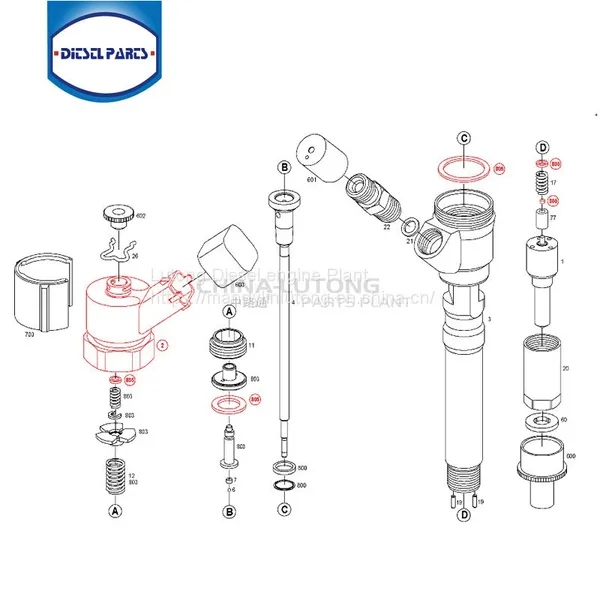 Fit for Jeep Grand Cherokee 3.0 Diesel Injectors,injector for Kubota V2203-e Injectors photo-2