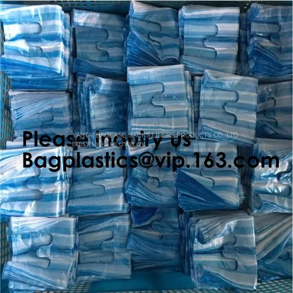 Supermarket Bio-Degradable Compostable T Shirt Bags Thank You Tote Perfect For Business. Best Bulk, Heavy Duty photo-3