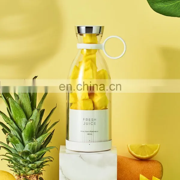 Wireless Charging Portable Automatic Battery Handheld Fruit And Vegetables Smoothie Cup Mini Juicer Food Blender photo-3