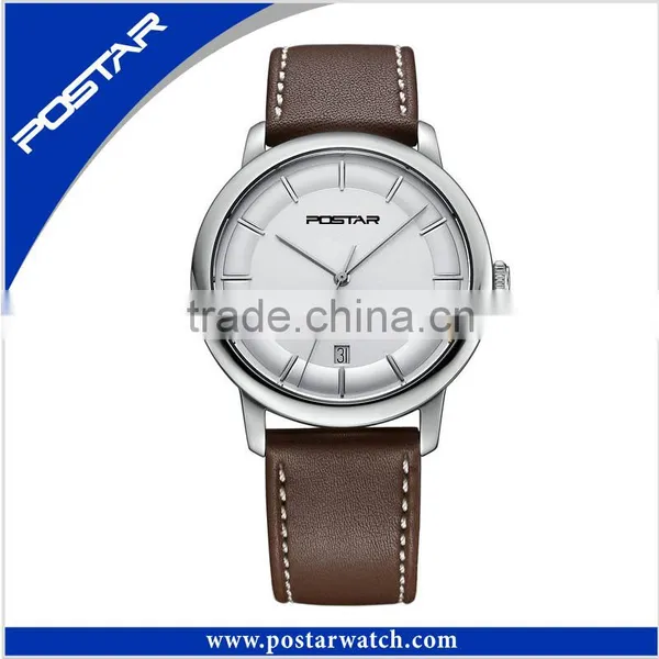 New Products Big Classic Dial Stainless Steel Case Watch Custom OEM Band Watch photo-2